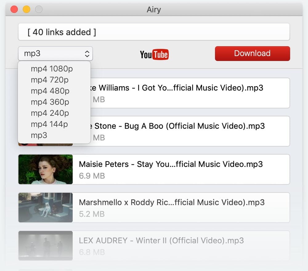 youtube to mp3 converter download for mac
