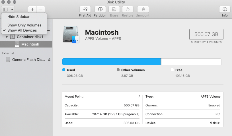 find disk utility for my apple mac notebook